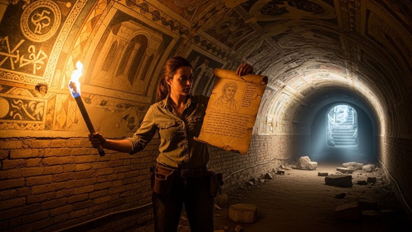 Une chercheuse italienne vient de retrouver sous le château des Sforza les souterrains imaginés par Léonard de Vinci il y a 500 ans. Une aventure archéologique qui dépasse la fiction !