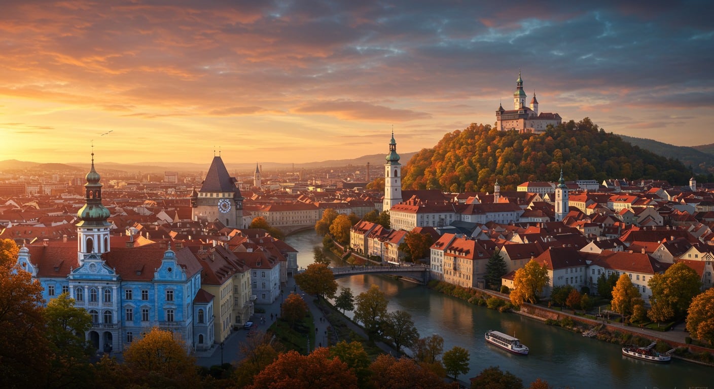 Explorez Graz, seconde ville d'Autriche, avec son centre historique UNESCO et sa scène culturelle bouillonnante. Un trésor méconnu pour un voyage inoubliable !
