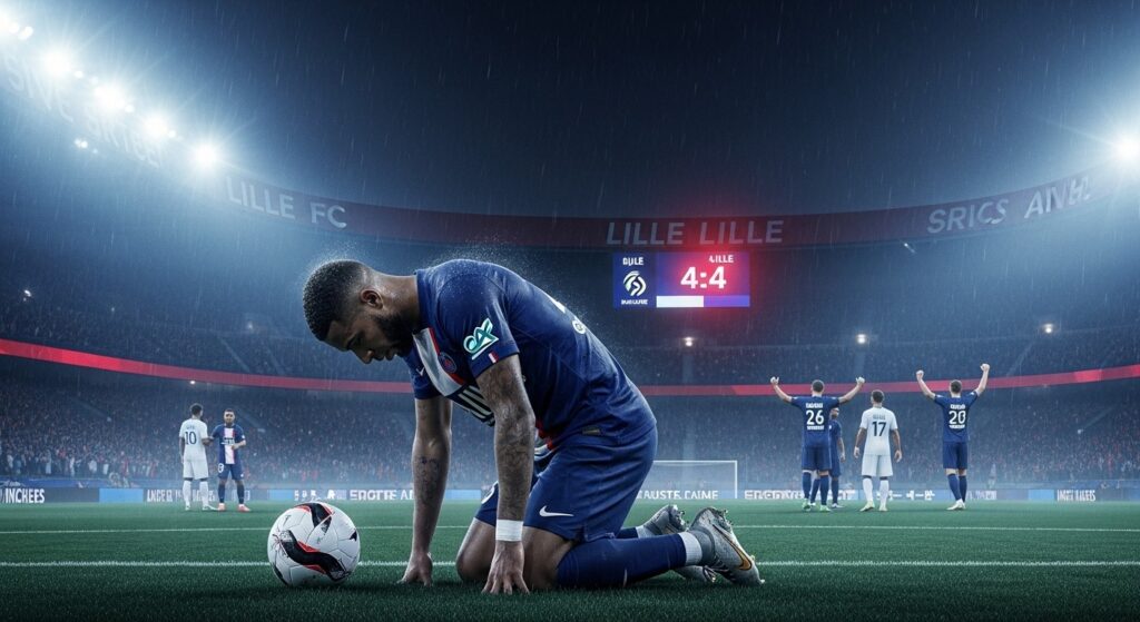 Défaite 4-2 du Paris FC à Lille : Une Soirée Noire