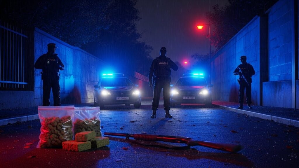 Démantèlement d’un Point de Deal à Garges-Sarcelles : Armes et Cannabis Saisis