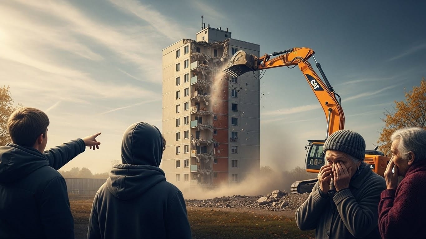 À Melun, la tour Lorient du quartier Montaigu disparaît peu à peu. Entre nostalgie des anciens habitants et espoir d’un avenir apaisé, retour sur un symbole controversé qui s’efface sous nos yeux.
