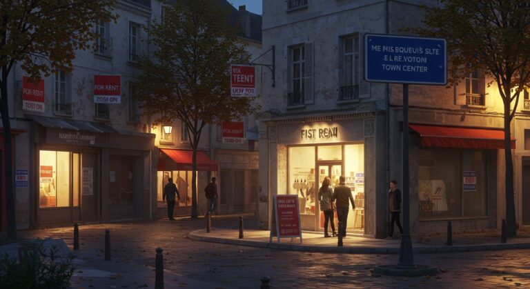 Désertification Centres-Villes : Taxe Locaux Vides Saintes