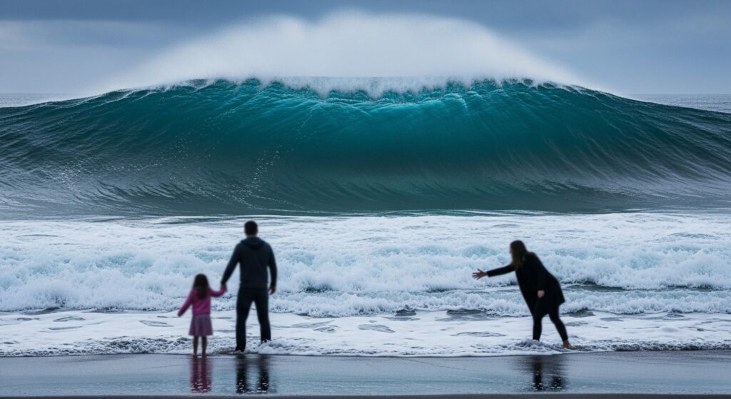 Drame en Californie : Père et Fille Emportés par une Vague Géante