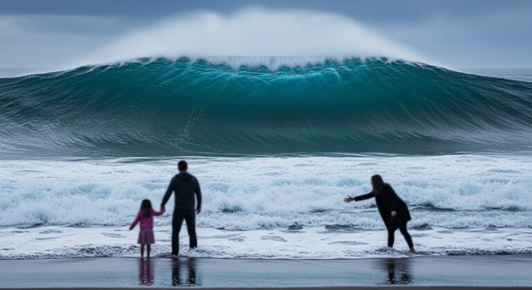 Drame en Californie : Père et Fille Emportés par une Vague Géante