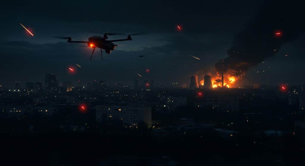 Drones Ukrainiens sur Moscou : Coupures et Riposte