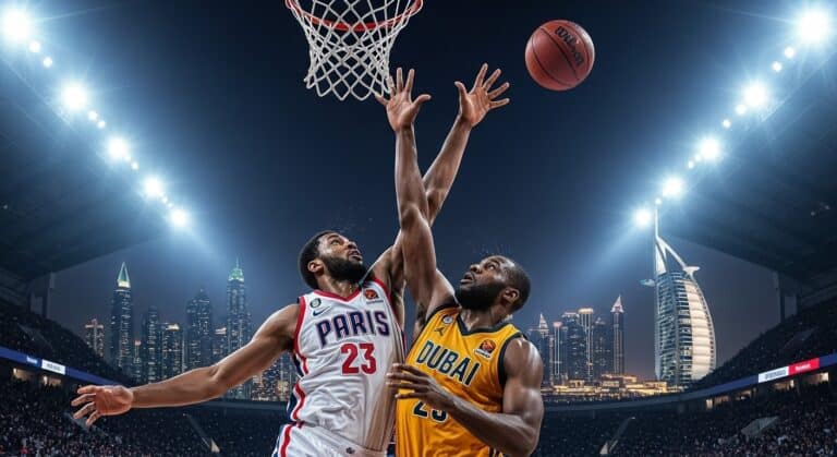 Dubaï vs Paris Basketball : Heure et Chaîne TV du Match Euroligue