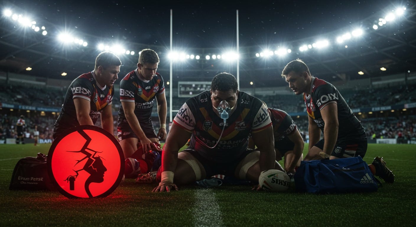 Découvrez l'histoire choc d'Eli Katoa, joueur tongien opéré d'urgence après plusieurs chocs à la tête en match. Protocoles commotion en question dans le rugby XIII.