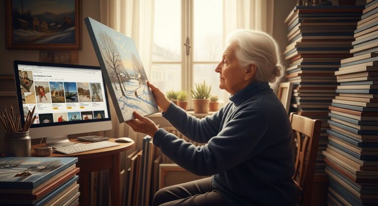 Elle Recherche les 2500 Tableaux de son Mari Mort depuis 27 Ans