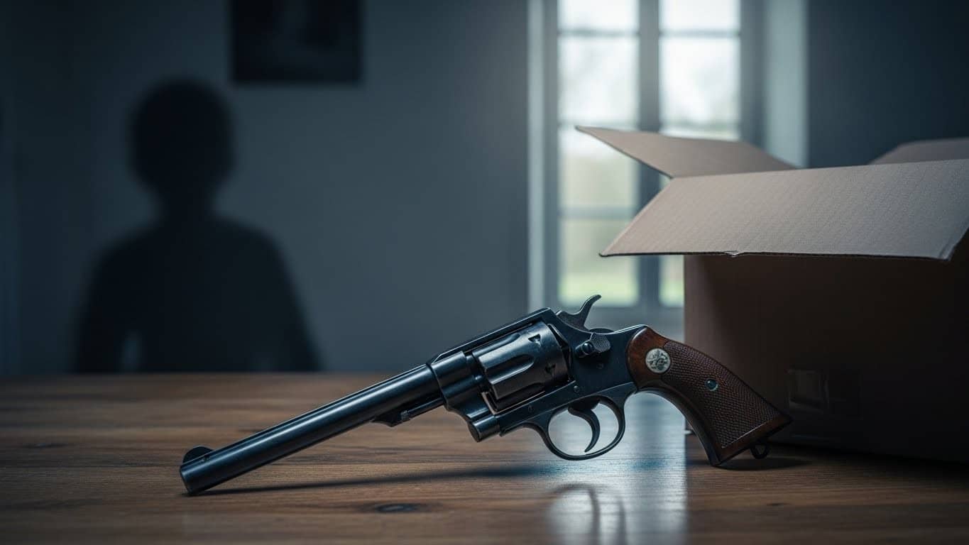 Un garçon de 9 ans se tire accidentellement une balle dans la tête avec un revolver chargé trouvé chez des amis de ses parents. Pronostic vital engagé. Un terrible rappel des dangers des armes à domicile.