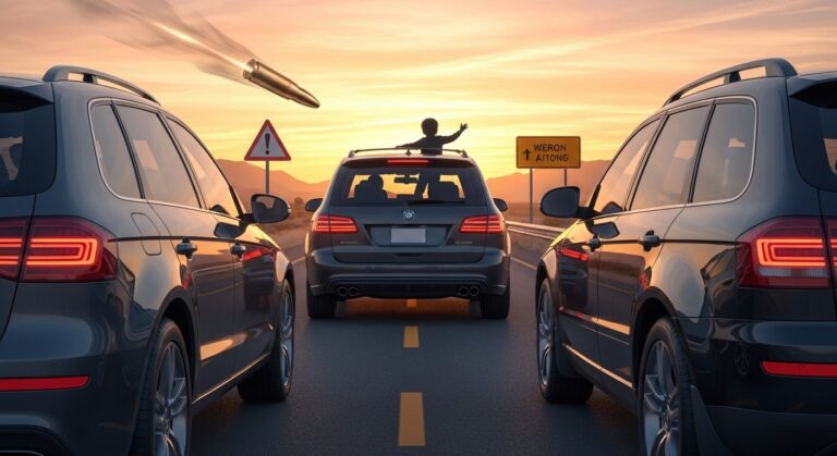 Enfant Tué Balle Perdue Nevada Road Rage