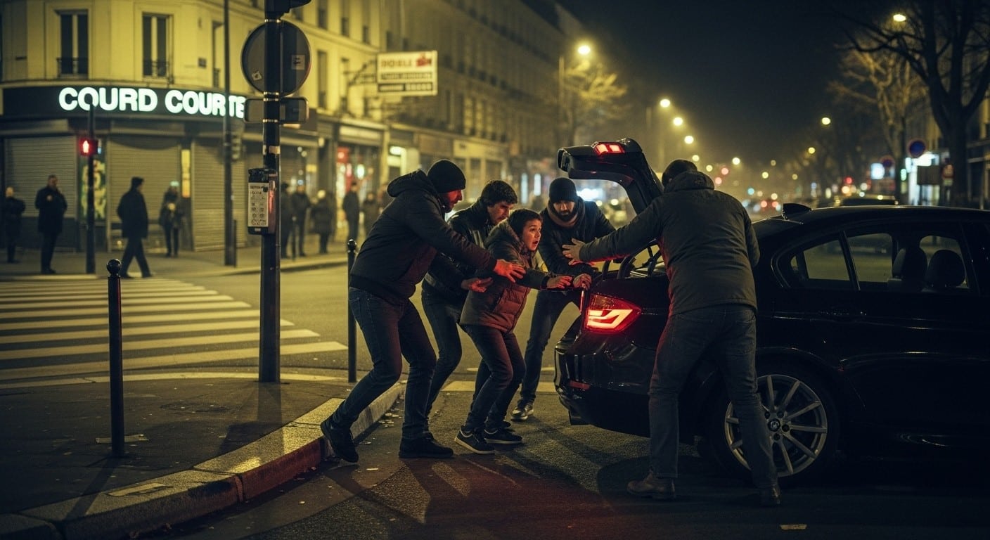 Découvrez les détails choquants d'un enlèvement d'enfant forcé dans le coffre d'une voiture à Paris XIIIe. Témoins, enquête en cours : suspense total !