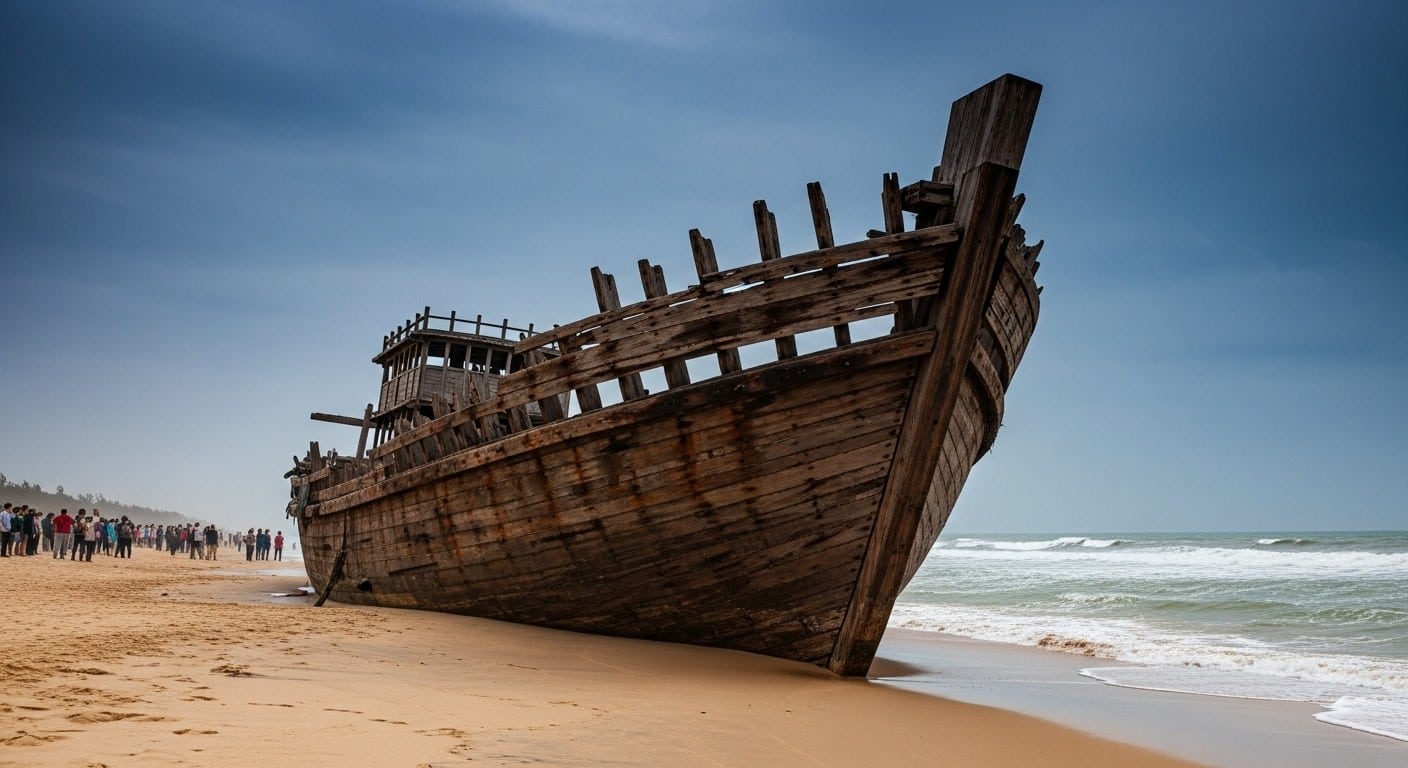 Découvrez comment le typhon Kalmaegi a exhumé une épave vieille de siècles à Hôi An. Une relique maritime du XIVe-XVIe siècle menace de disparaître sans fouilles urgentes.