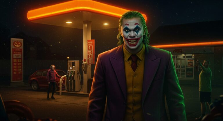 Erling Haaland Joker Halloween Surprise