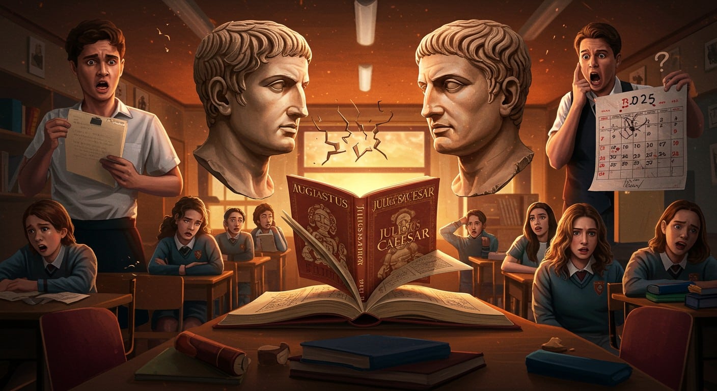 Découvrez comment une confusion entre Jules et Auguste César a bouleversé des lycéens australiens lors d'un examen crucial. Une histoire folle qui interroge le système éducatif !