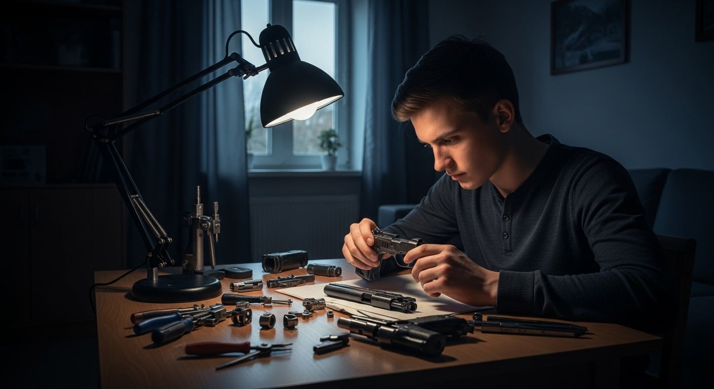 Découvrez l'histoire choc d'un étudiant de 22 ans en Essonne, condamné à 5 ans de prison pour transformer des armes factices en engins létaux. Un talent autodidacte tourné en trafic dangereux.