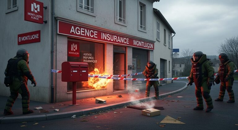 Explosion Colis Piégé Allianz Montluçon