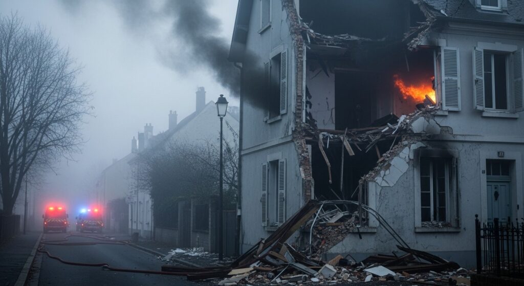 Explosion Gaz Chailly-en-Bière : Un Octogénaire Grièvement Blessé