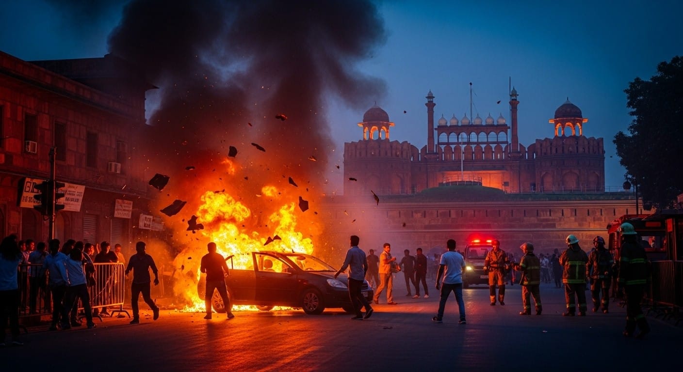 Découvrez les détails choc de l'explosion d'une voiture à Delhi tuant 8 personnes. Enquête en cours, promesses de justice et témoignages poignants. Que s'est-il passé?