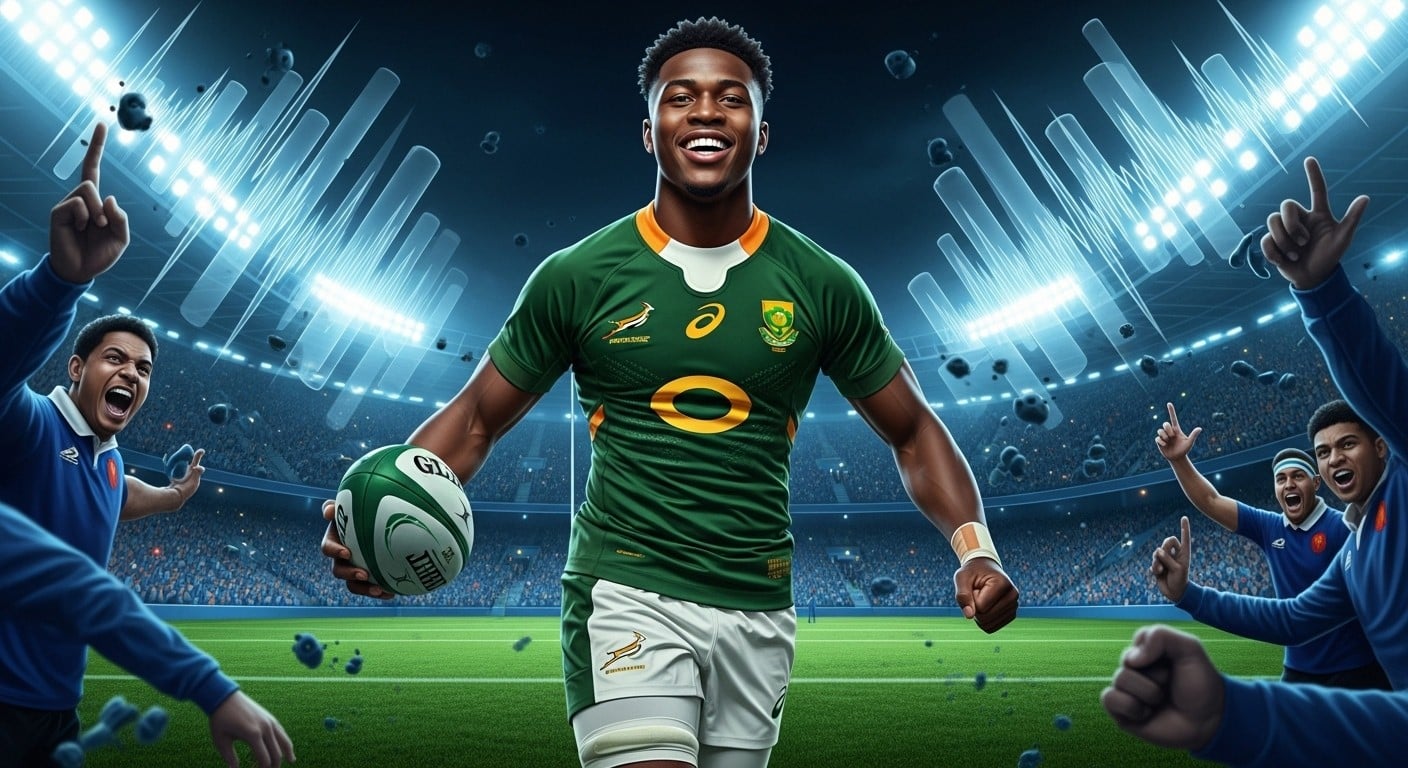 Découvrez comment le jeune ouvreur sud-africain a transformé les huées du Stade de France en motivation pour mener les Springboks à la victoire (17-32). Analyse complète d'un match mémorable.