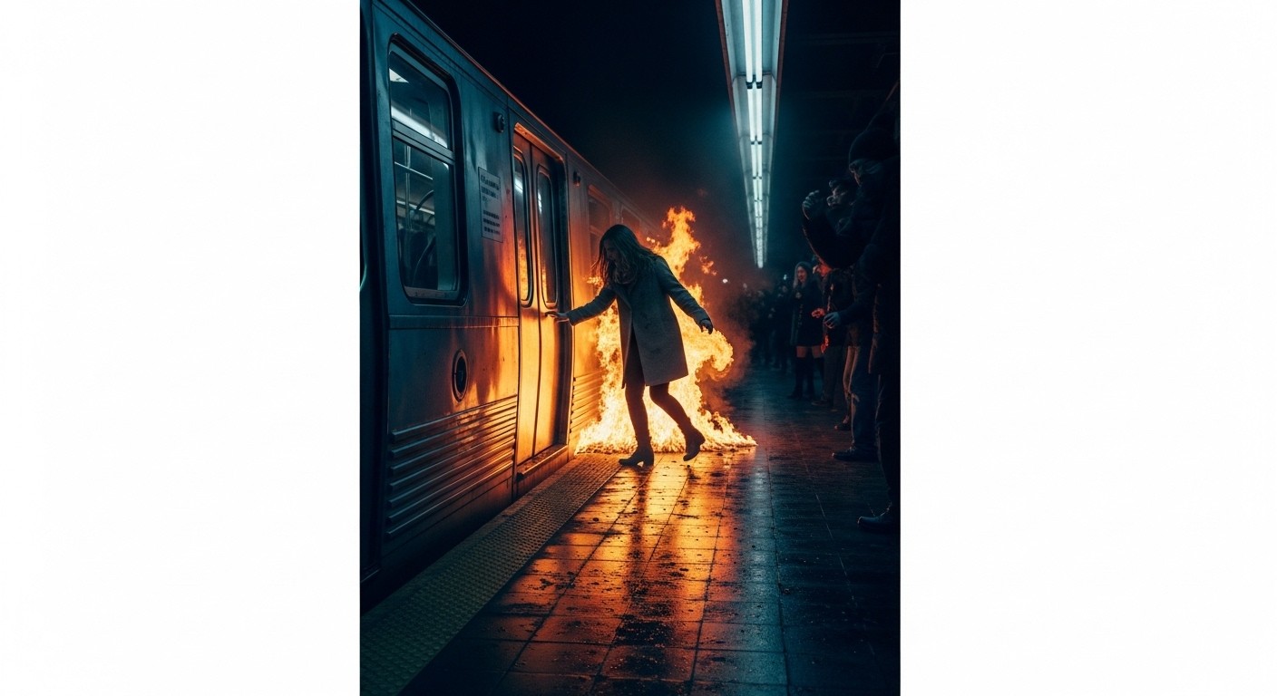 Une jeune femme de 26 ans a été aspergée d’essence et brûlée vive dans une rame de métro à Chicago après une simple altercation. Elle lutte pour sa vie. Le suspect court toujours. Récit complet d’un drame qui glace le sang.