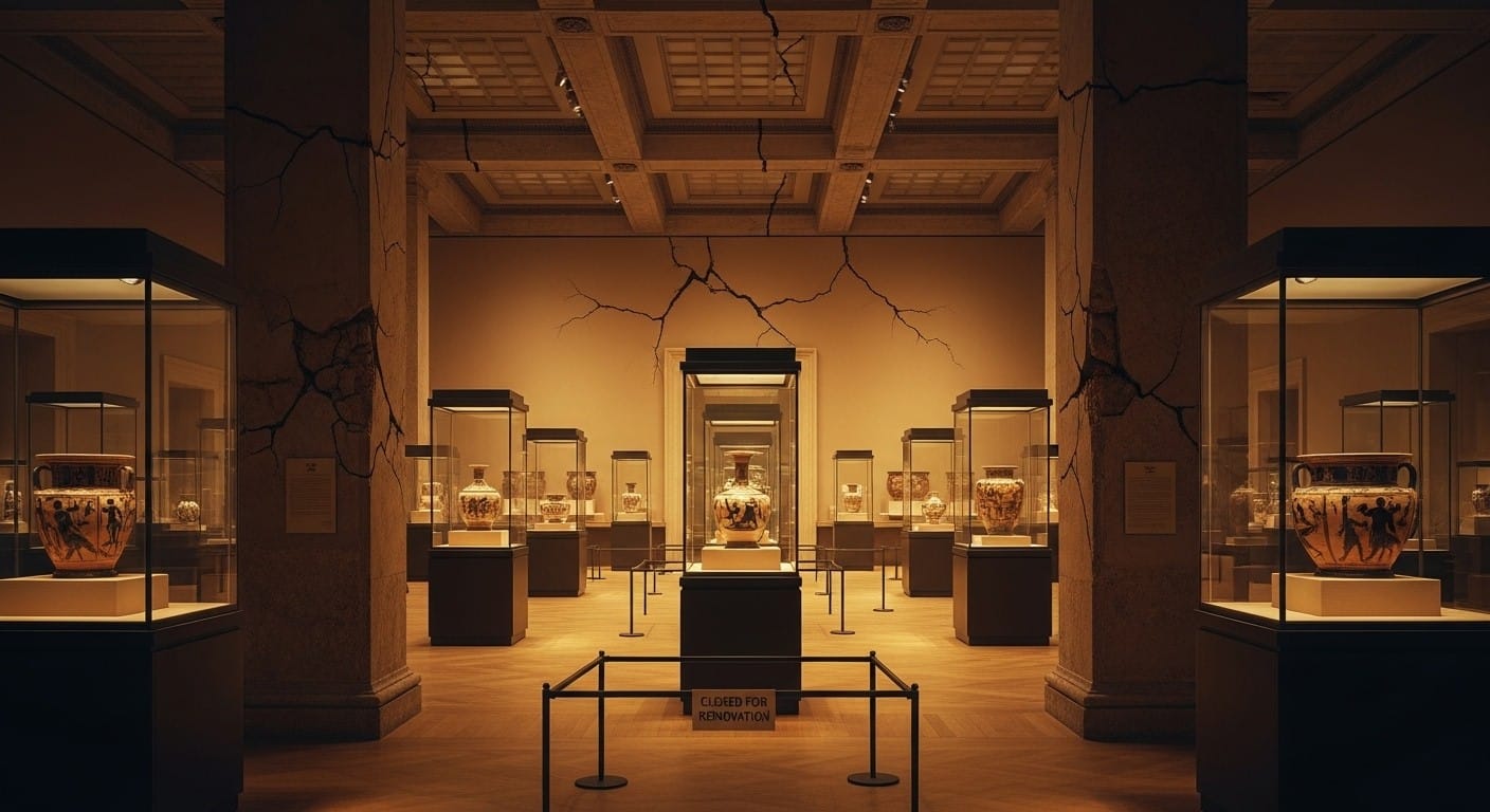 La galerie Campana du Louvre ferme pour fragilité structurelle. Rachida Dati parle d’une rénovation qui obligerait presque à fermer tout le musée. Que se passe-t-il vraiment ?