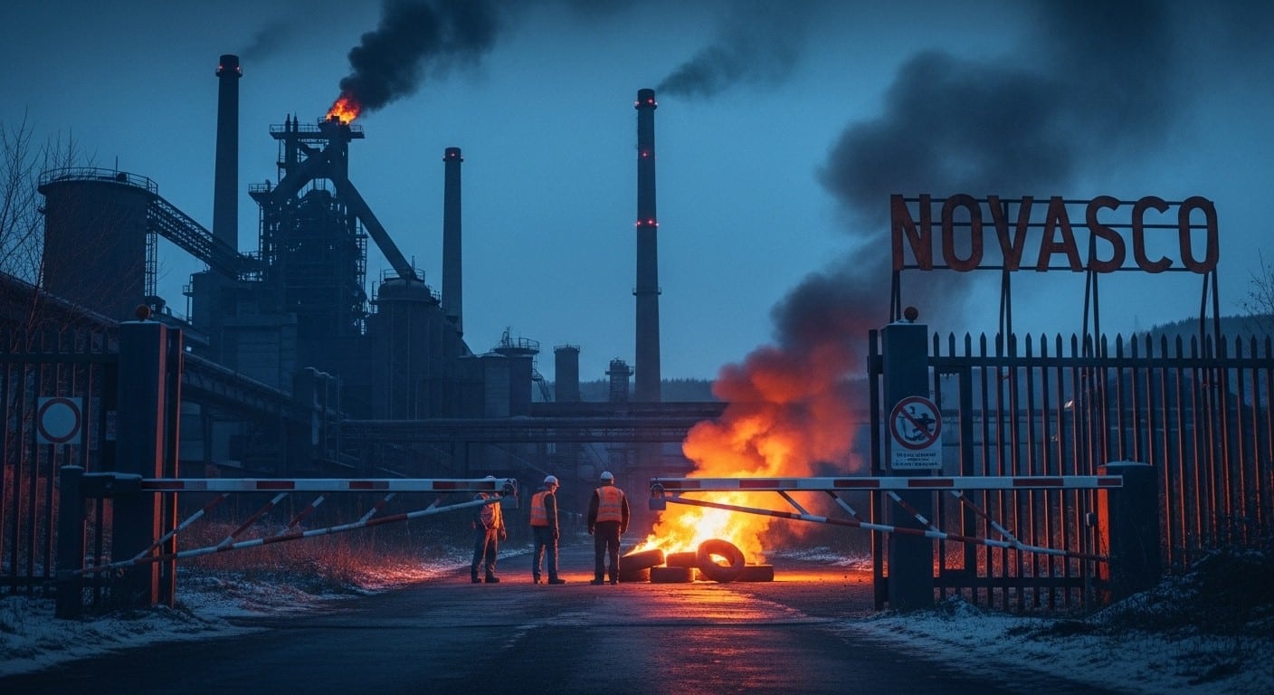 À Hagondange, l’usine Novasco ferme et 430 salariés se retrouvent sur le carreau. Amertume, colère et peur pour l’avenir de la sidérurgie en Moselle : récit d’une journée où tout a basculé.