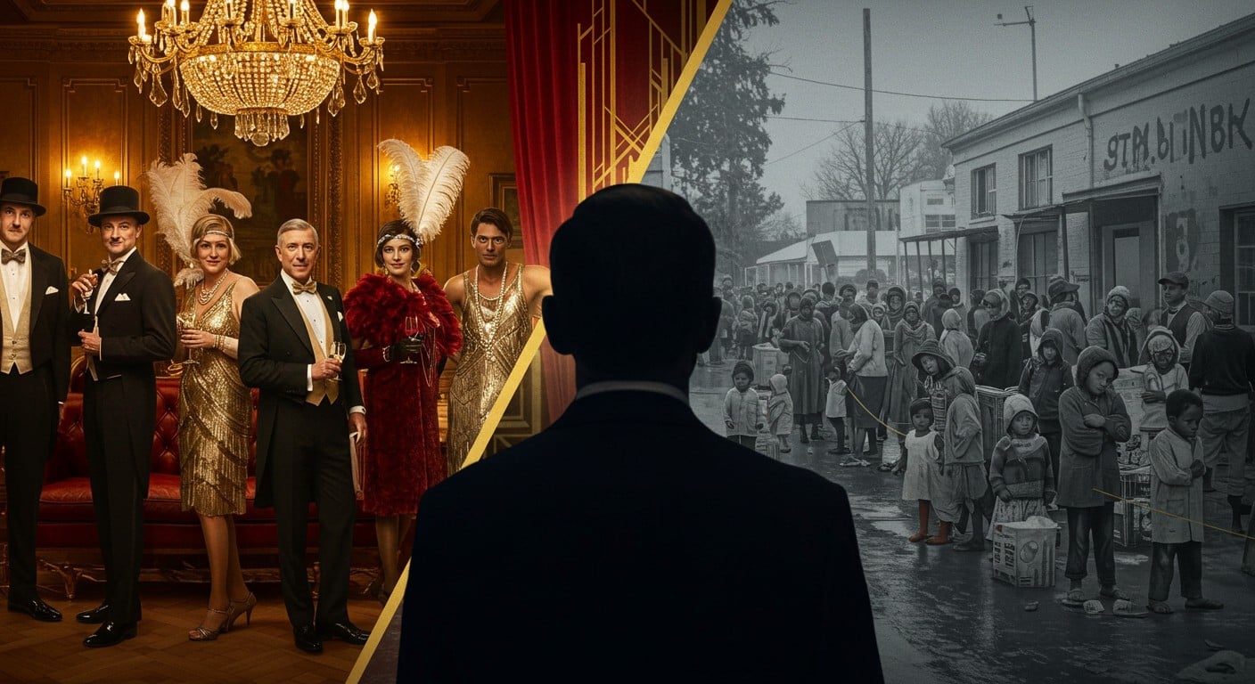 Découvrez la fête luxueuse de Trump sur le thème Gatsby à Mar-a-Lago, critiquée pour son timing pendant le shutdown affectant 42 millions d'Américains. Analyse complète.