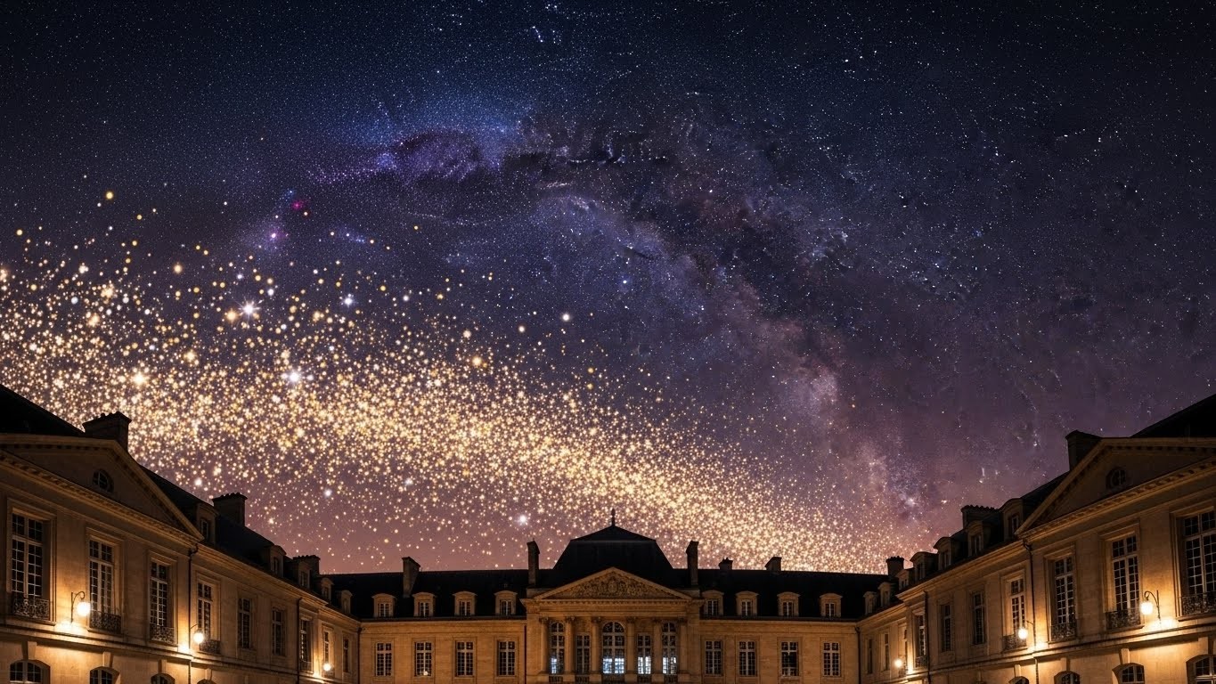 Découvrez Spark, le feu d’artifice biodégradable silencieux de Daan Roosegaarde qui transforme le ciel de Reims en nuée de lucioles. Une expérience poétique et écologique à ne pas manquer les 28 et 29 novembre 2025.