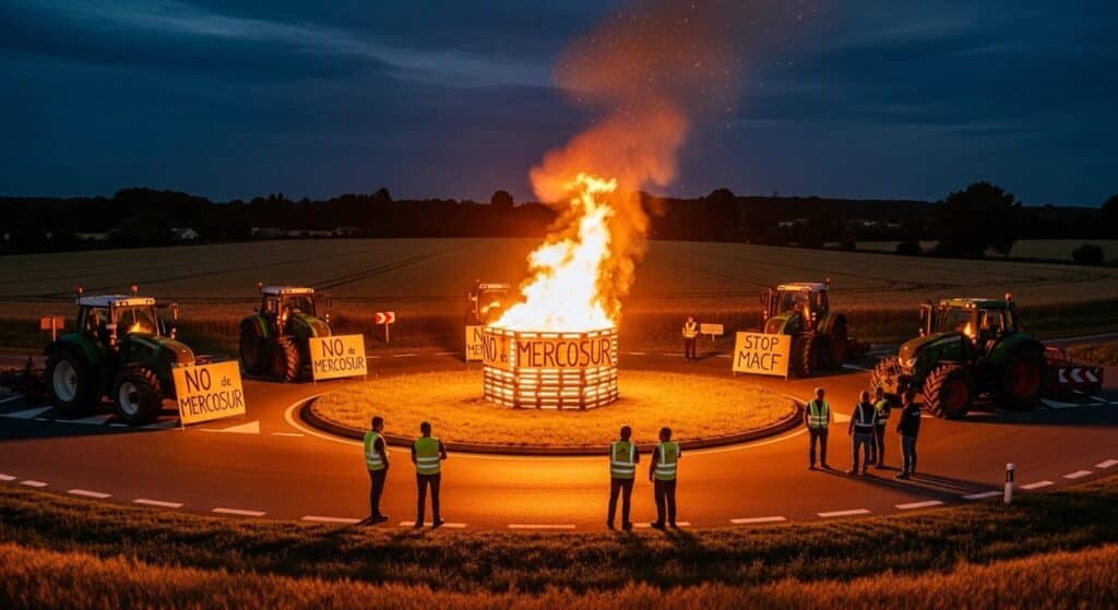 Feux de la Colère des Agriculteurs en Eure-et-Loir