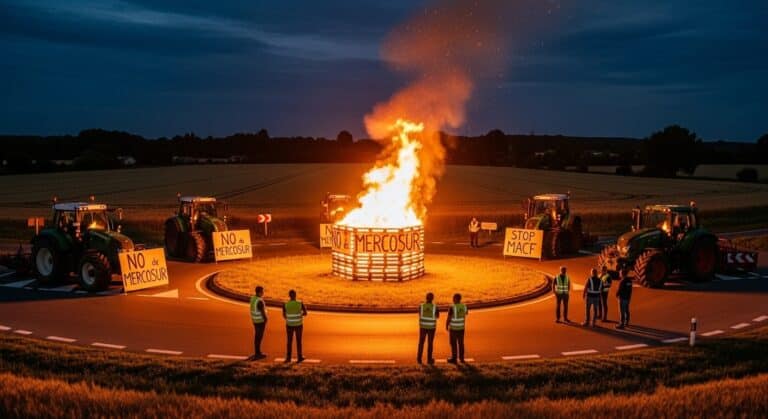 Feux de la Colère des Agriculteurs en Eure-et-Loir