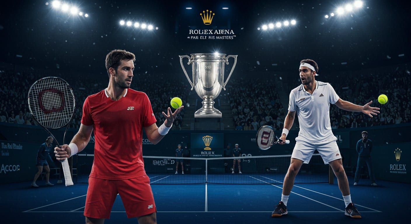 Découvrez l'heure et la chaîne pour suivre la finale explosive entre Sinner et Auger-Aliassime au Rolex Paris Masters 2025. Analyses, enjeux et pronostics exclusifs !