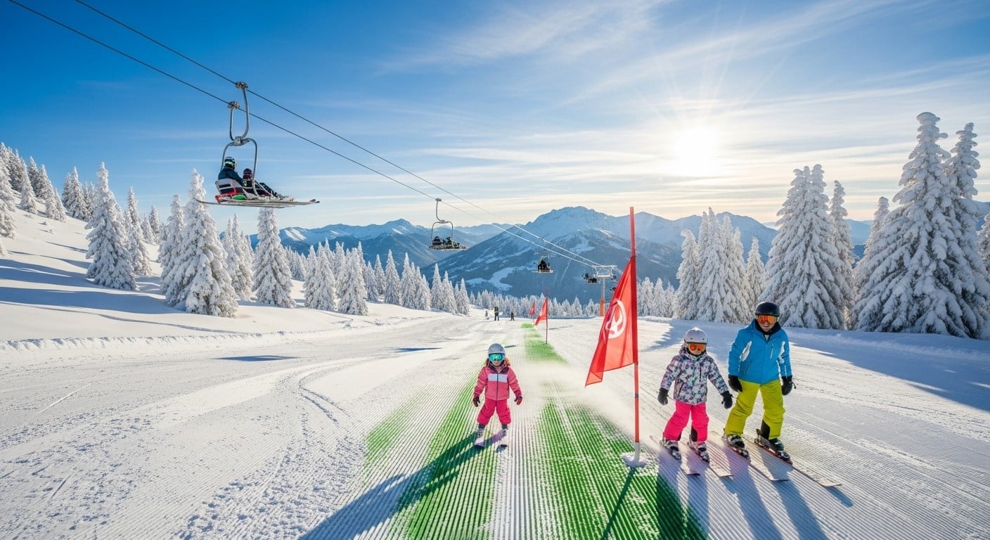 Découvrez pourquoi Font-Romeu Pyrénées 2000 s’apprête à battre tous ses records cet hiver : nouvelles zones débutants ultra-sécurisées, luge sur rail, tyrolienne géante et réservations en explosion !