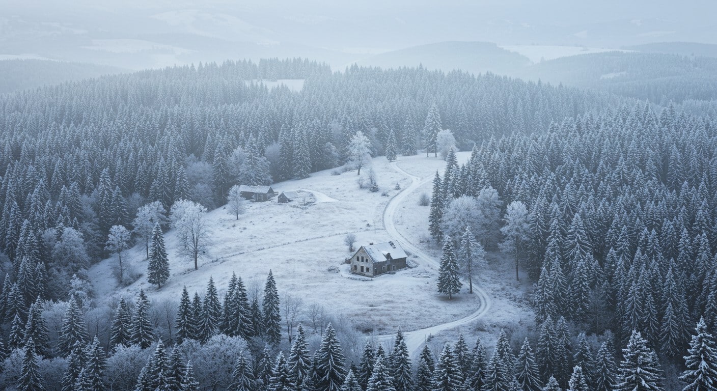 Découvrez une forêt de 182 ha à vendre pour 1,85 million d'euros près de la Suisse dans le Doubs. Un investissement unique malgré les scolytes, avec ferme à restaurer.