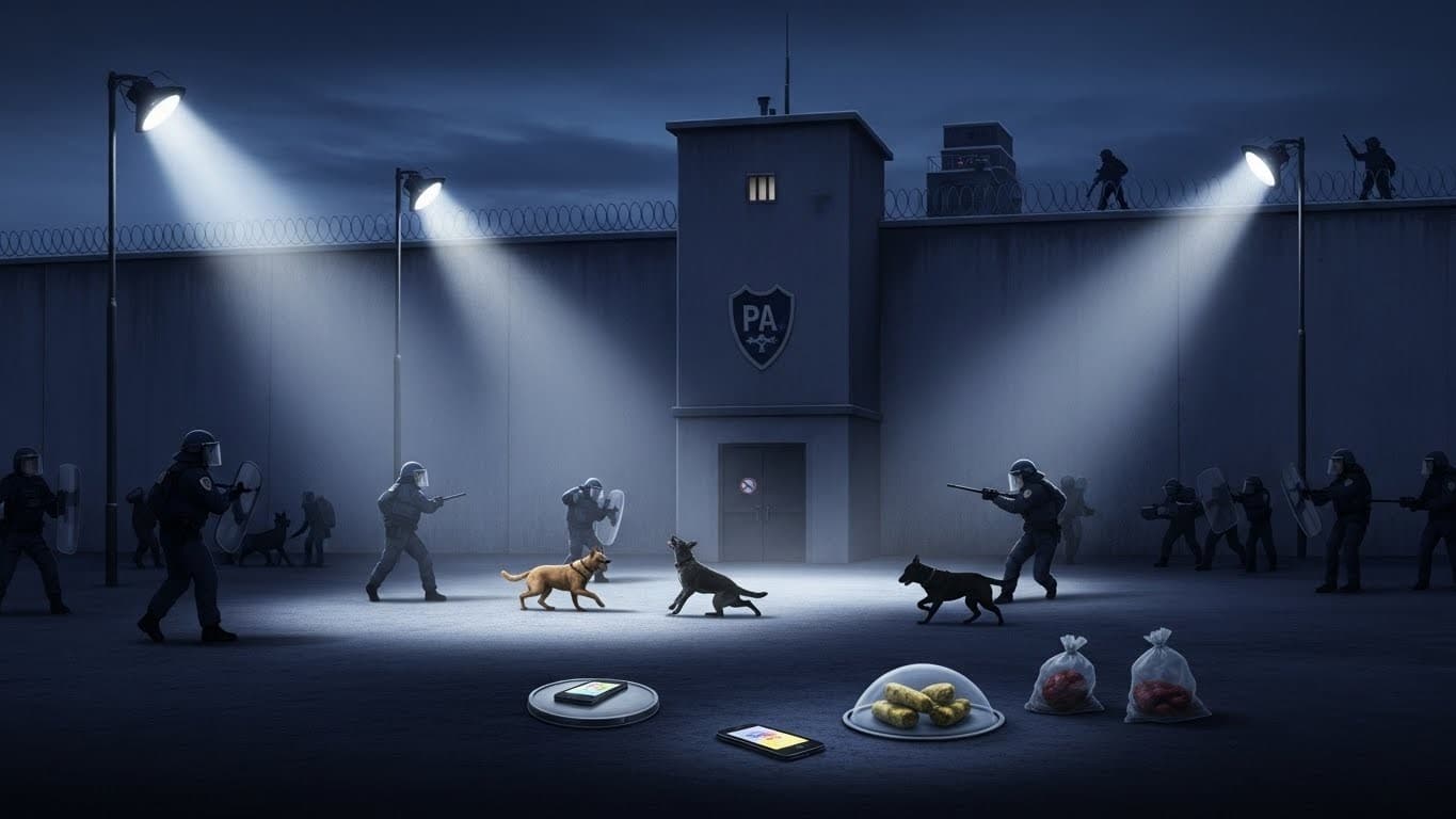 Découvrez la première grande opération « fouilles XXL » à la prison de Nanterre : 70 téléphones, de la drogue saisis et un plan national choc contre les portables en cellule. Le ministre met fin à la récréation.