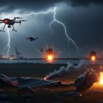 Fragments de Drone en Roumanie après Attaque Russe