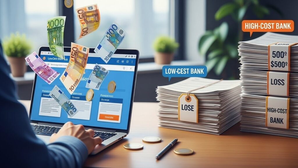 Frais Bancaires 2026 : Jusqu&rsquo;à 100€ d&rsquo;Écart par An !