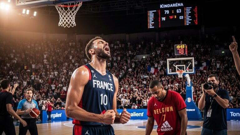 France-Belgique 79-63 : Les Bleus Tremblent mais S’en Sortent