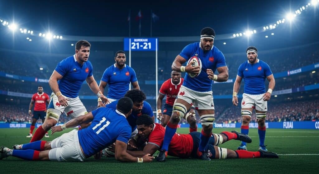 France-Fidji 34-21 : Les Bleus Craquent à 21-0