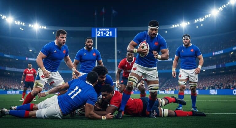 France-Fidji 34-21 : Les Bleus Craquent à 21-0