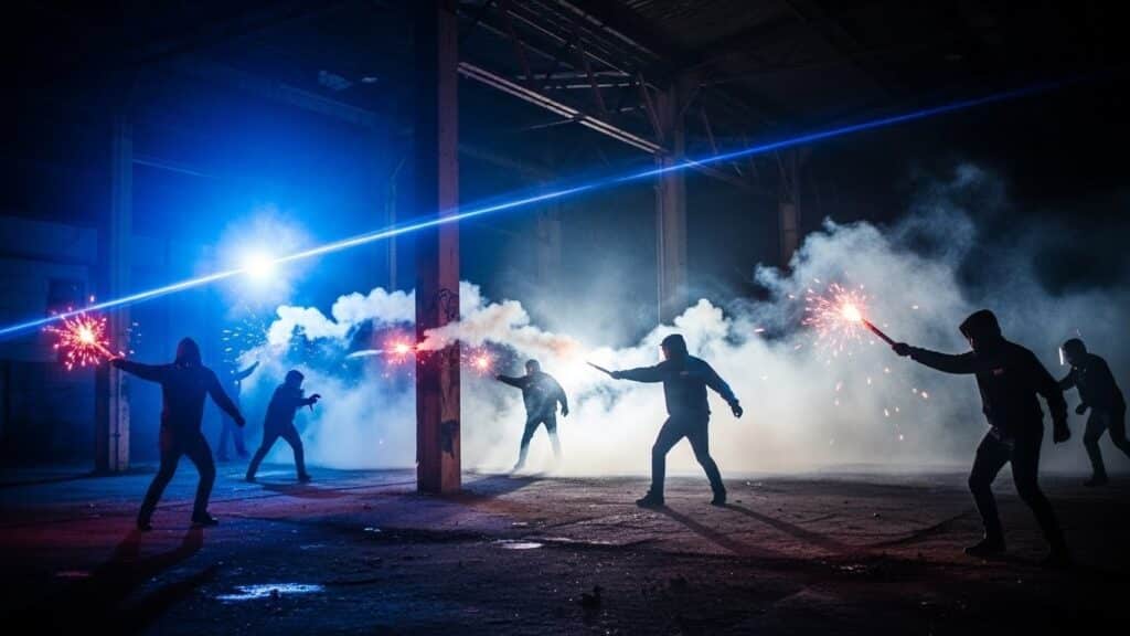 Free Party Violente près de Rennes : Mortiers et Blessés