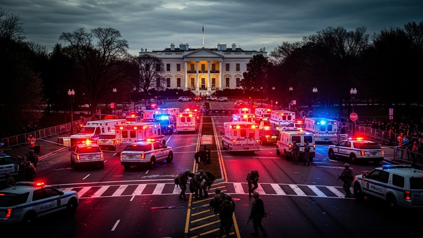 Ce mercredi 26 novembre 2025, des tirs ont visé des militaires de la Garde nationale à quelques mètres de la Maison-Blanche. Un suspect arrêté, plusieurs blessés évacués. Ce que l’on sait minute par minute d’un événement qui glace Washington.