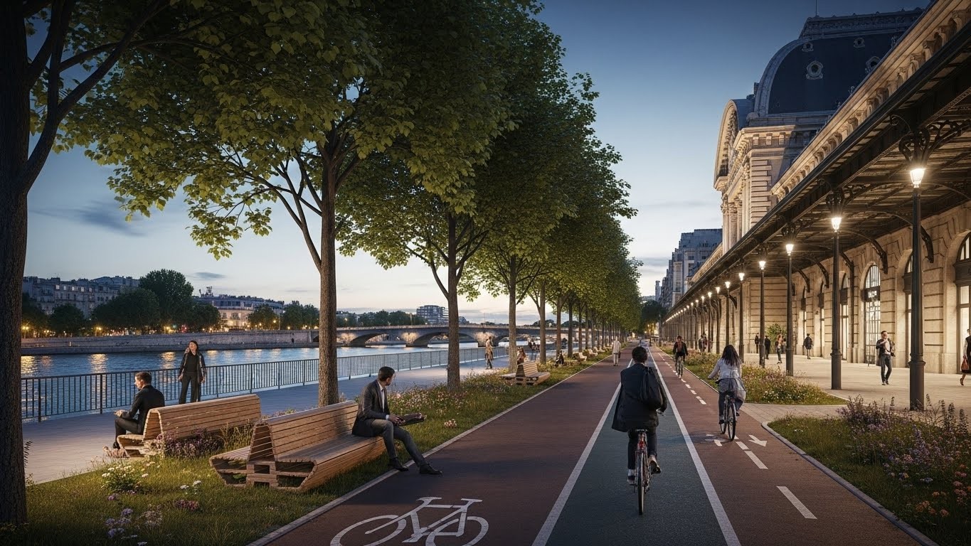 Découvrez comment la gare de Lyon va devenir un vrai poumon vert d’ici 2029 avec promenade végétalisée, bois recyclé et accès enfin lisibles. Un chantier titanesque qui va tout changer côté Seine !