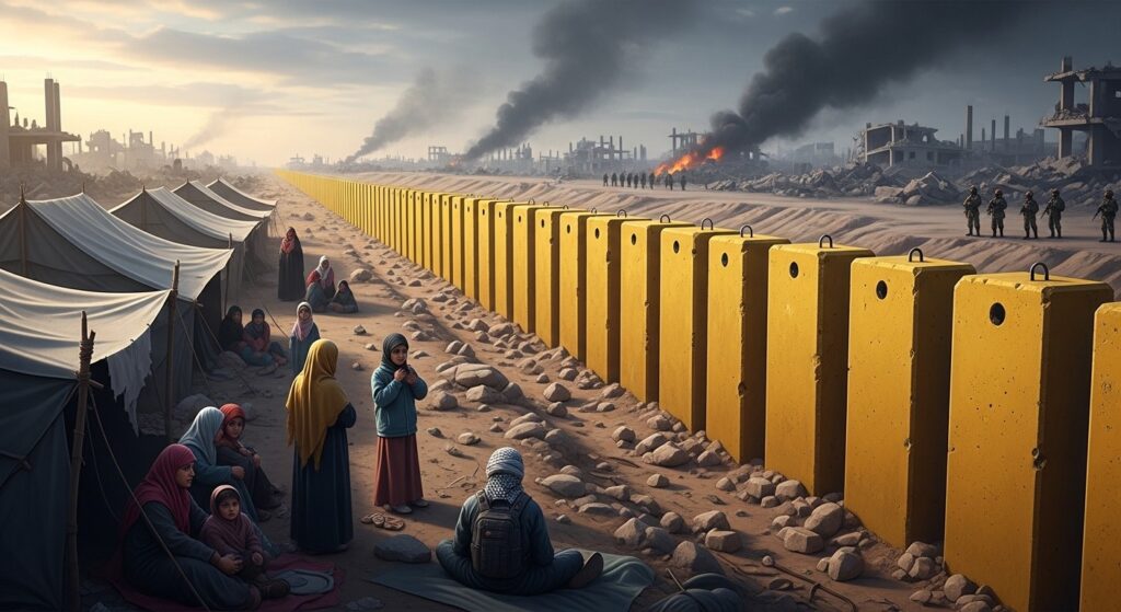 Gaza Divisée par une Ligne Jaune : Une Nouvelle Frontière ?