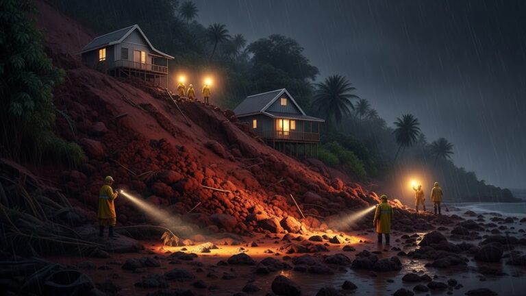 Glissement de Terrain à Tahiti : 8 Morts à Afaahiti