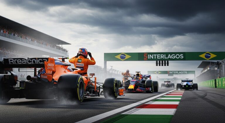 GP Brésil F1 : Norris Pole, Hadjar 5e, Verstappen 16e