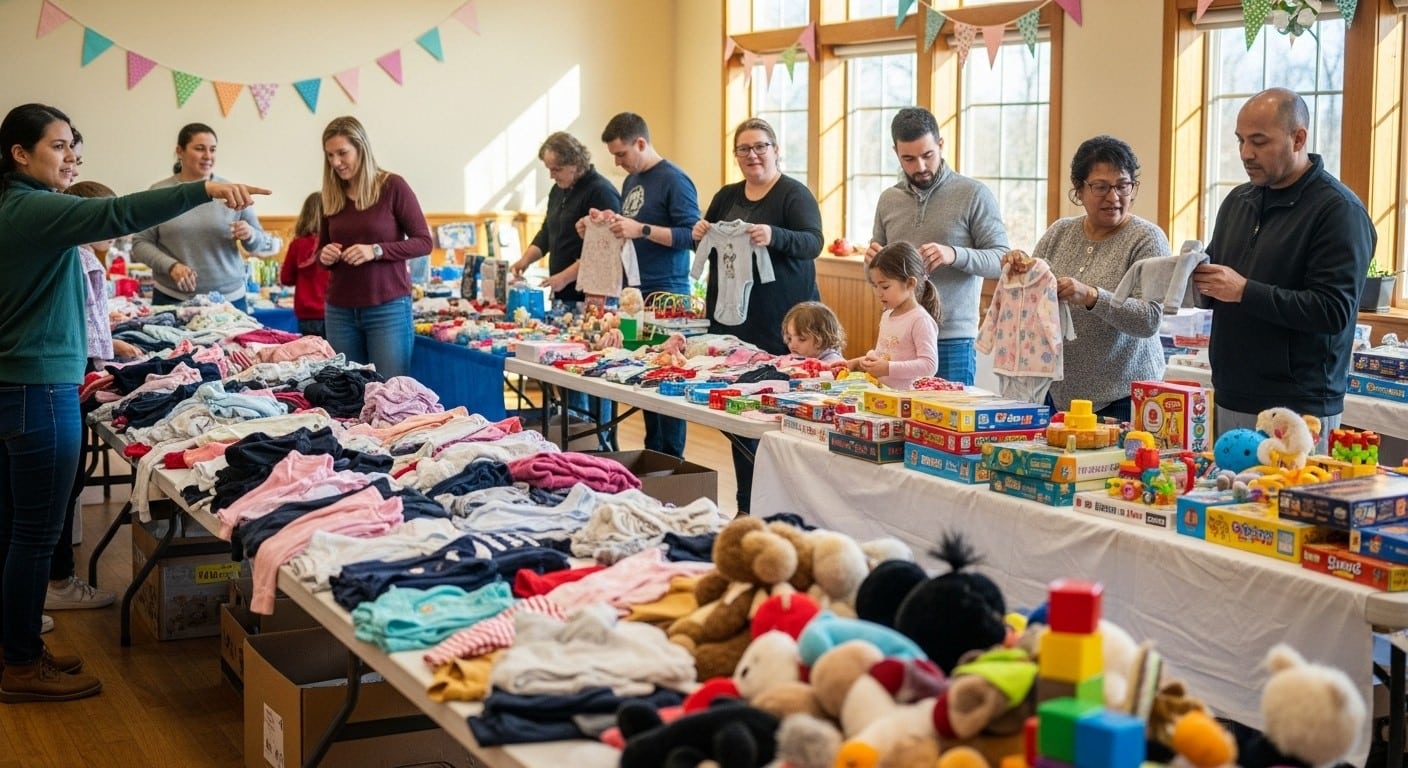 Découvrez la gratuiterie du Champtier-du-Coq à Évry-Courcouronnes : vêtements, jouets et peluches offerts les mercredis de novembre. Une initiative solidaire contre l'inflation qui change la vie des familles.