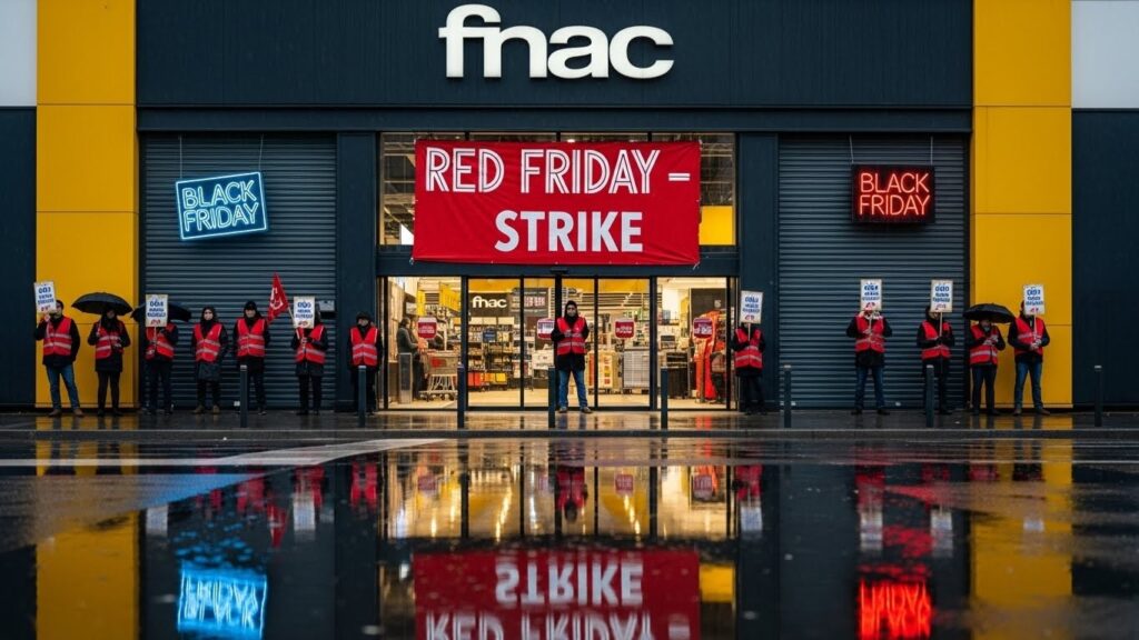 Grève Fnac Black Friday 2025 : Red Friday Explose