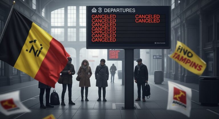 Grève Nationale en Belgique : 3 Jours de Chaos Total