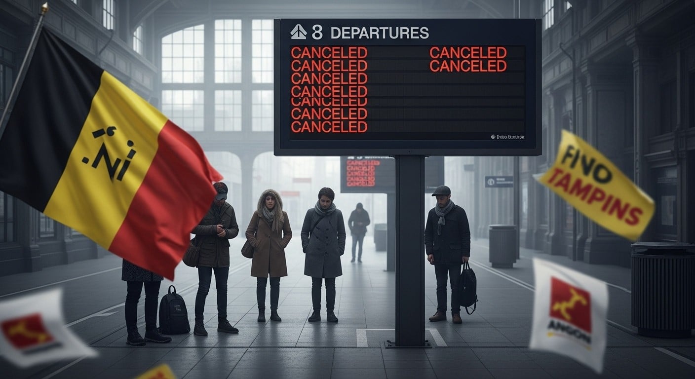 Découvrez pourquoi la Belgique s’arrête net pendant trois jours : trains supprimés, vols annulés, crèches fermées… Les syndicats contre les réformes choc du gouvernement De Wever.