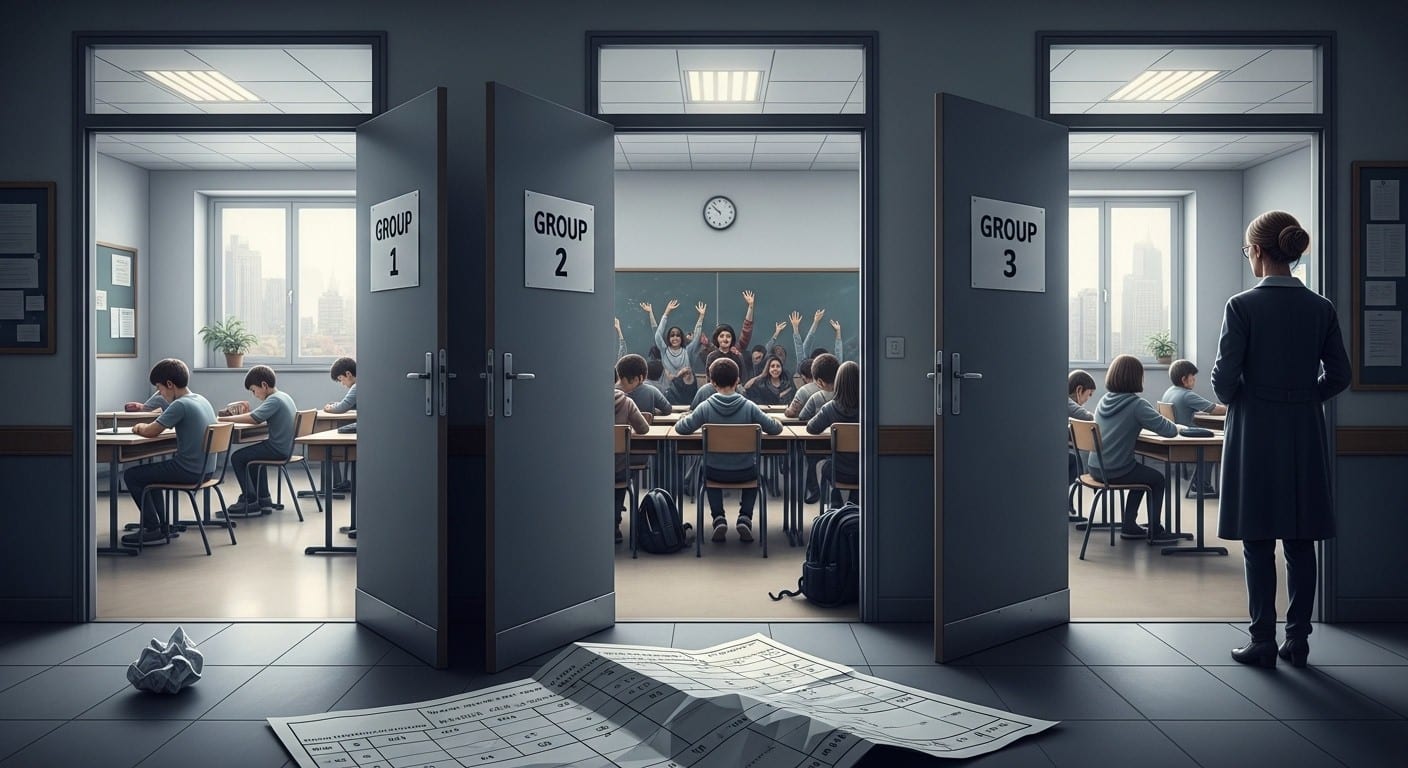 Découvrez pourquoi la réforme des groupes de niveaux en 6e et 5e patine sévèrement : seulement 19 % des collèges l'appliquent vraiment. Enquête choc, témoignages et revendications syndicales.